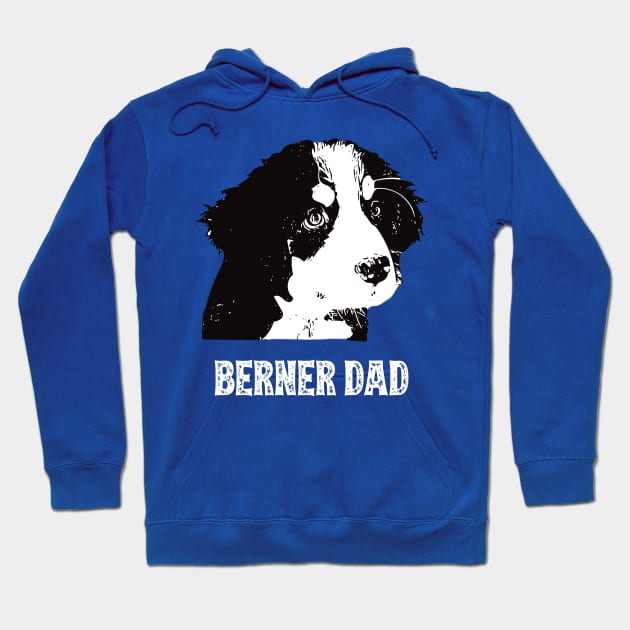 Bernese Mountain Dog Dad Hoodie by DoggyStyles